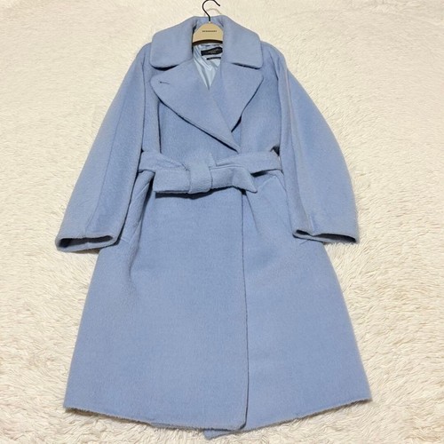 Manteau ceinturé laine - ceinturé, en