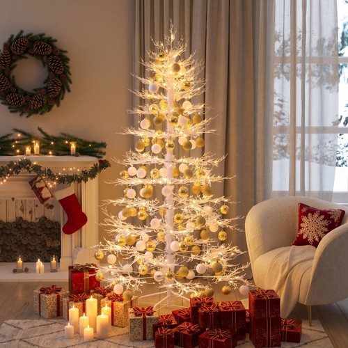 6ft pre lit - pre-lit, fir