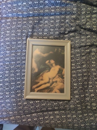 Ancien tableau scene genre - ancien,