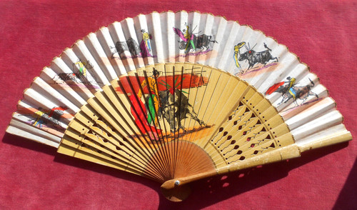 Eventail ancien espagne - ancien,