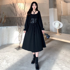 Femme Robe Gothique Maxi