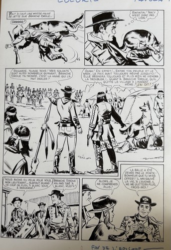 Planche originale marcello - planche,