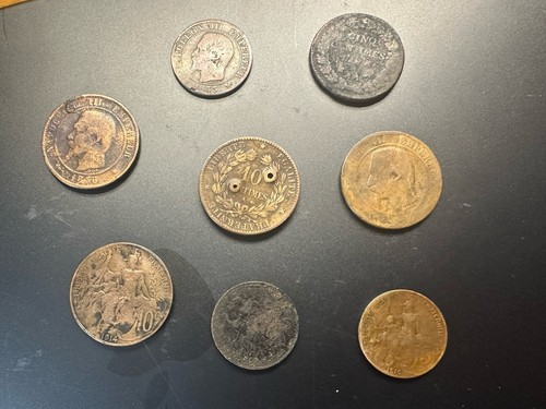 Lot monnaies françaises - 9,