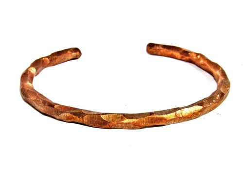 Bracelet cuivre martelé - bracelet,