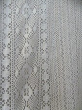 RIDEAU ANCIEN CROCHET COTON