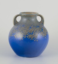 Villeroy & Boch, Luxembourg. Large ceramic vase with two handles. Classic form.