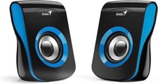 Enceinte Haut-parleur Multimédia 2.0 NOIR BLEU alimenté USB contrôle volume