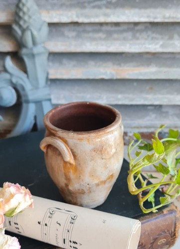 Ancien petit pot gres - petit,