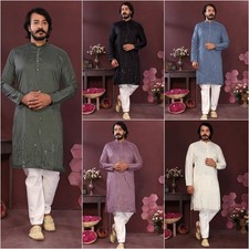 Indien Pure Coton Kurta Pyjama