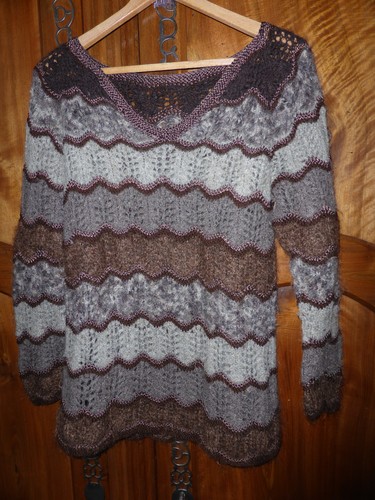 Beau pull ajouré femme - pull, fait