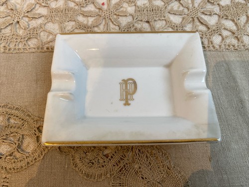 Ancien cendrier porcelaine - cendrier,