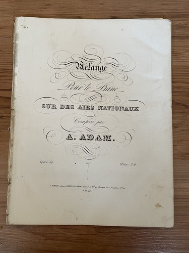 Adam adolphe mélange sur des - adolphe,,