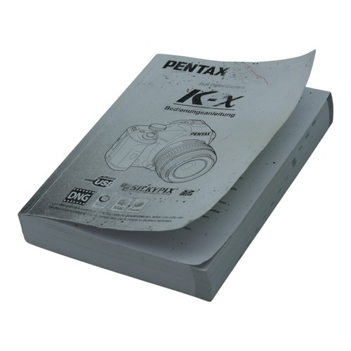 Pentax manuel utilisation - pentax,