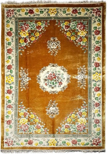 Tapis chinois laine soie - chinois,