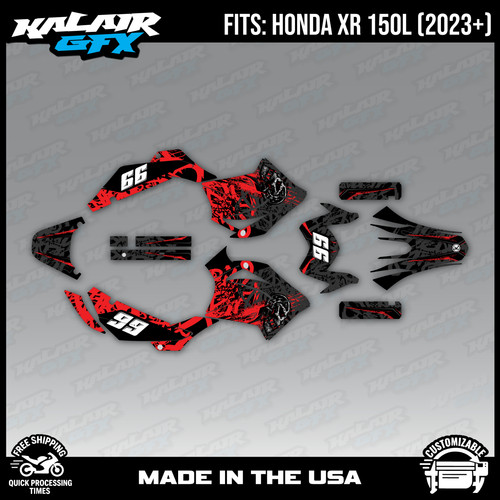 Graphics decal kit - decal, honda