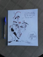 CROMWELL MINETTOS DESPERADOS DESSIN ORIGINAL PARU DANS MIDI LIBRE 1989 NEUF