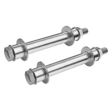 2x axe pour roue de brouette