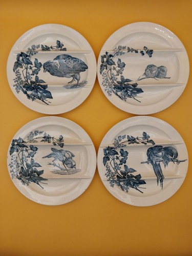 Assiettes asperges longwy - 4,