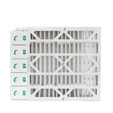 20x20x4 MERV 10 AC Air Filters. 6 PACK.  Actual Size: 19-1/2 x 19-1/2 x 3-3/4