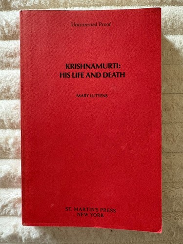 Krishnamurti his life - krishnamurti:,
