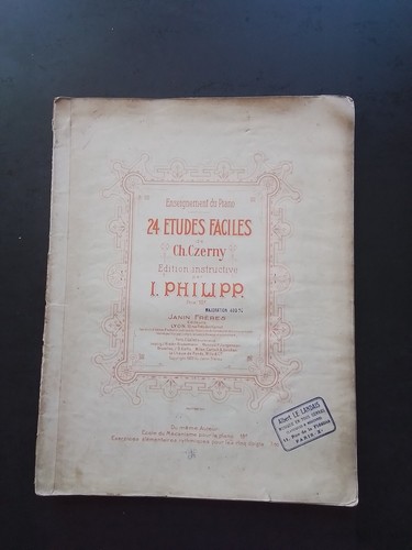 Partition ancienne piano - piano,