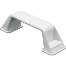 Lisse Blanc Manœuvre Poignée 138mm en plastique caravane remorque camping-car ca