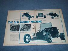 1915 Ford T-Bucket Roadster Vintage Hot Rod Article "The Old Woods' Machine"
