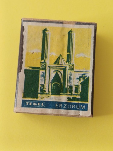 Antique matchbox turkey tekel - antique,