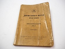 Mercedes Benz Type 170D W136 OM636.I spare parts list spare parts catalogue 1949