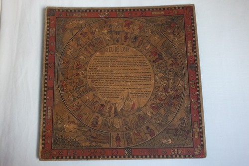 Très ancien plateau jeu - ancien,