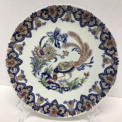 Belgium boch faience plate - faience,