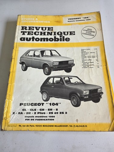 Revue technique automobile - revue,