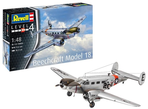 Revell beechcraft model 18 - beechcraft,