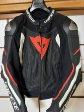 Dainese Leather Jacket & Pants Set Size 50, Motorcycle Gear, Like