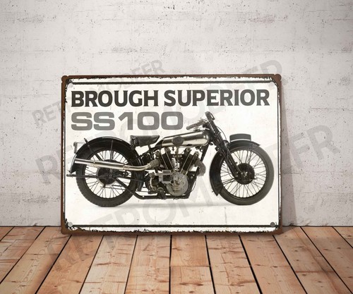 Plaque métal vintage - , brough
