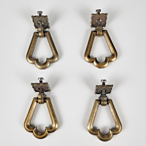 Lot poignée anneau bouton - poignée,