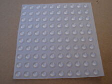 Lot 100 butées adhésives diam 6,5mm pour meuble porte cuisine tiroir tampon pied