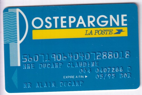 Carte card banque - /,