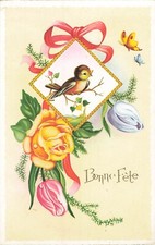 CP ILLUSTREE BONNE FETE