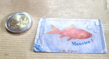 Advertising sticker "Pub Chocosui's de Nestlé - Mauritius le poisson rouge"