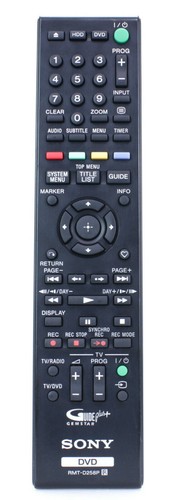 Sony rmt d258p - sony, rmt-d258p