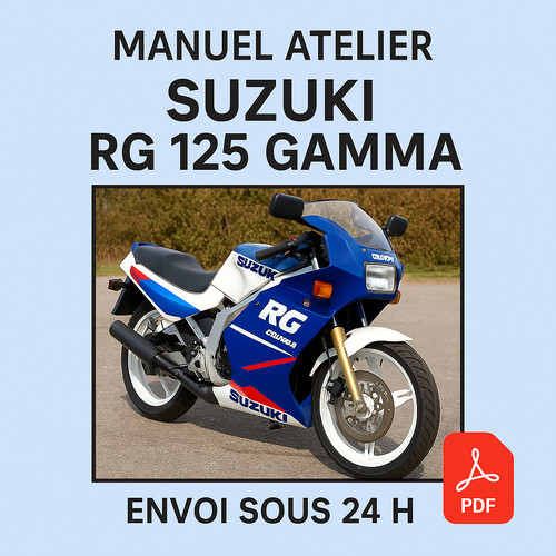 Manuel atelier suzuki rg125 - suzuki,