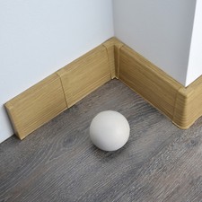 75mm PVC 2m CH?NE CLASSIQUE PLINTHE ET ACCESSOIRES maison décoratif bordure