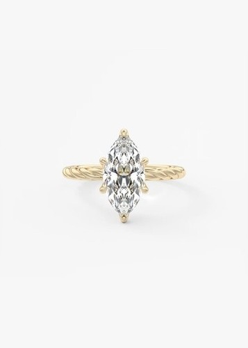 Bague fiançailles jaune - bague,