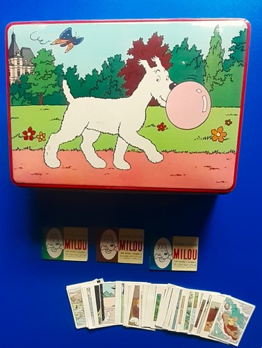 Boite tintin milou buble gum - boite,