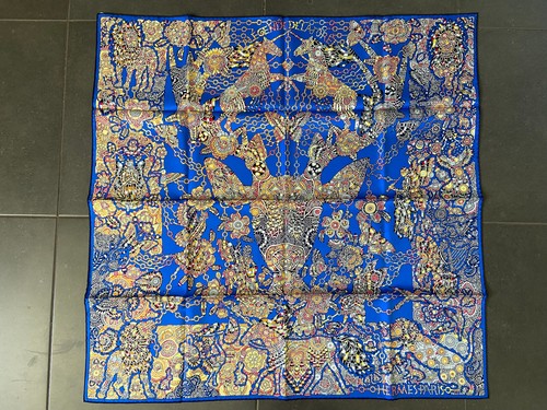 Foulard carré hermès soie - foulard,