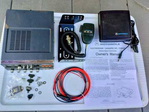 Motorola cm540 radio - motorola, cb