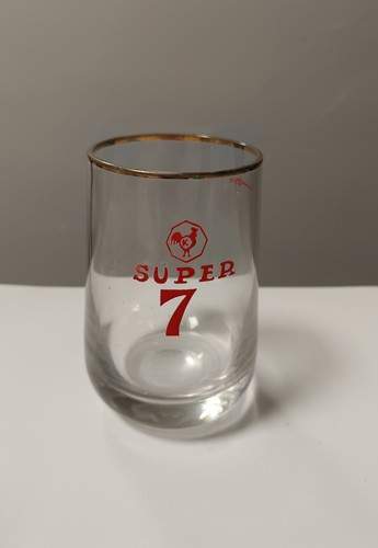 Verre bière ancien super 7 - à,