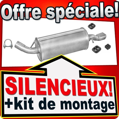 Silencieux arriere pour opel - silencieux,