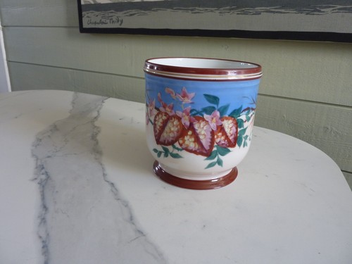 Superbe cache pot porcelaine